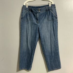 Talbots stretch capri jeans size 16